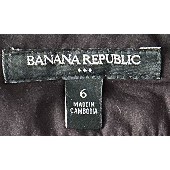 Banana Republic Black White & Red Houndstooth Mini Pencil Skirt Size 6 - Picture 5 of 5